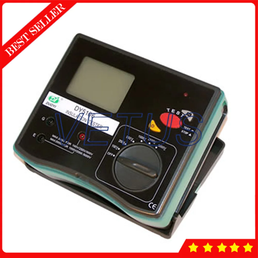 Digital Multifunction 5000V Insulation Resistance Tester With 0.01Mohm