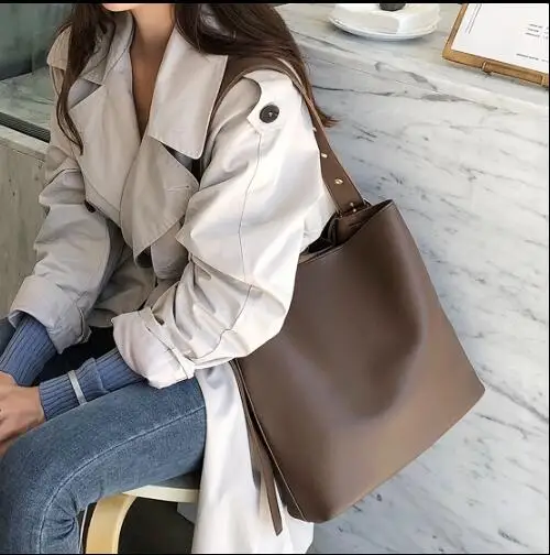 

Women's handbag female fashion vintage shoulder messenger bag large capacity colorful bucket bag multi color r-59855gy6