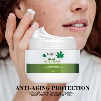 

Natural Organic Hemp Seed Oil Vitamin C Vitamin E Facial Moisturizer Anti-wrinkle Anti-aging Skin Care