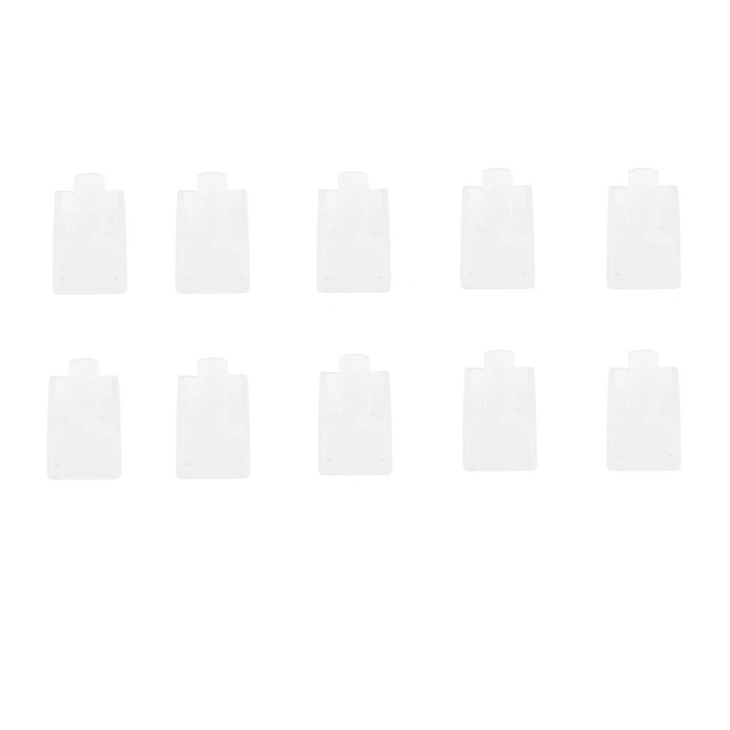 10 x Jewelry Tray Finger Ring Display Stand Holder Ring Showcase Accessory