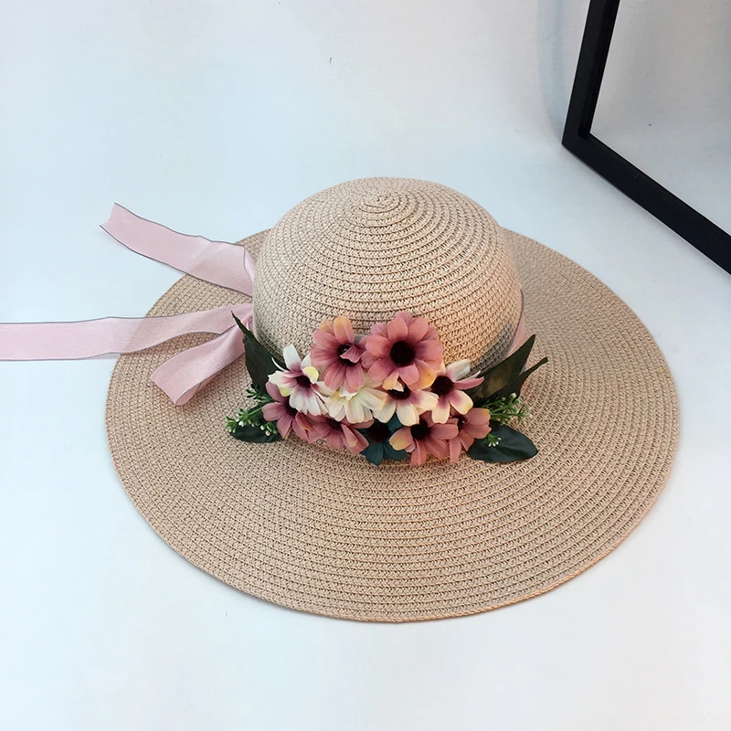 

Summer new straw hat fashion men and women casual beach hats sunscreen breathable lightweight folding outdoor sun caps
