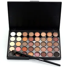 2016 New Pigments Matte Eyes Shadow Makeup Sets With Brushes Waterproof 40 Color Smoky Eyeshadow Glitter