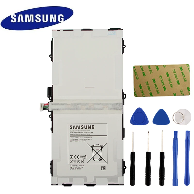 

SAMSUNG Original Replacement Battery EB-BT800FBC For Samsung GALAXY Tab S 10.5 T800 T801 T805 SM-T805c Tablet Battery 7900mAh