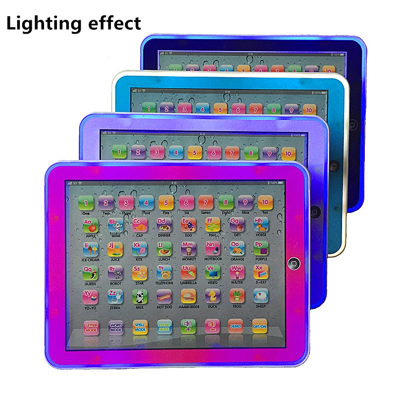Tablet Language Learning Machine Alphabet Baby Tablet Educational Toy for Kid Electronic Touch Tablet Computer Gift Toy Kids