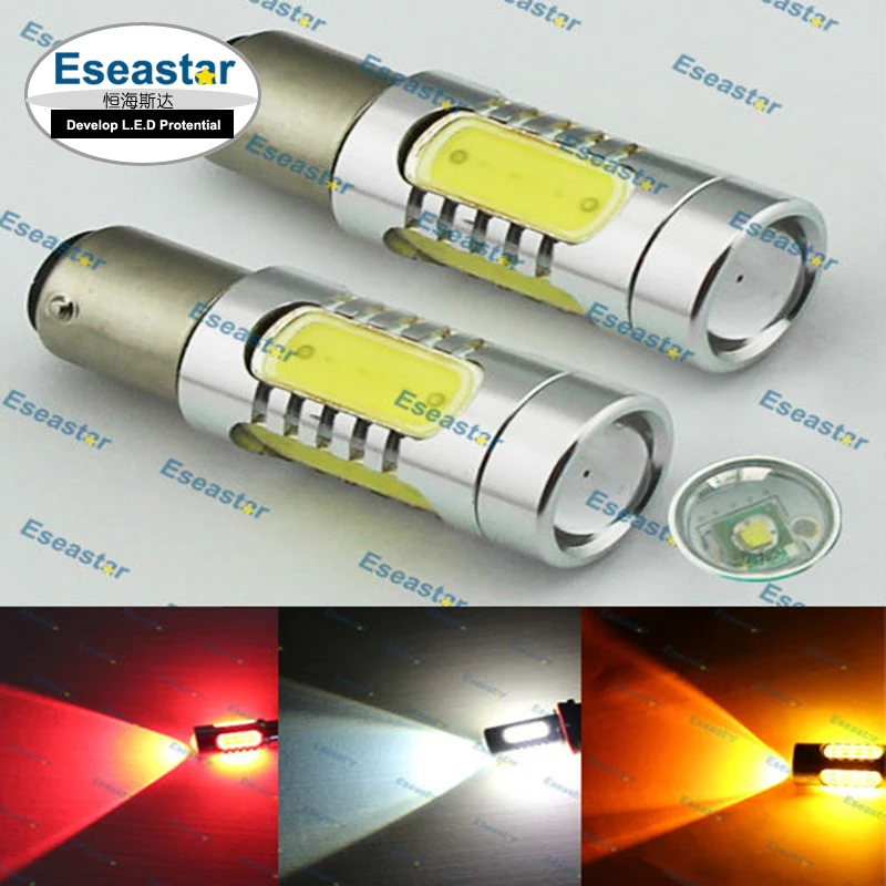 2 pcs Eseastar environmental 11W LED High Power Spotlight P21/5W led light automobile BAY15D bulb 1157 auto car | Автомобили и
