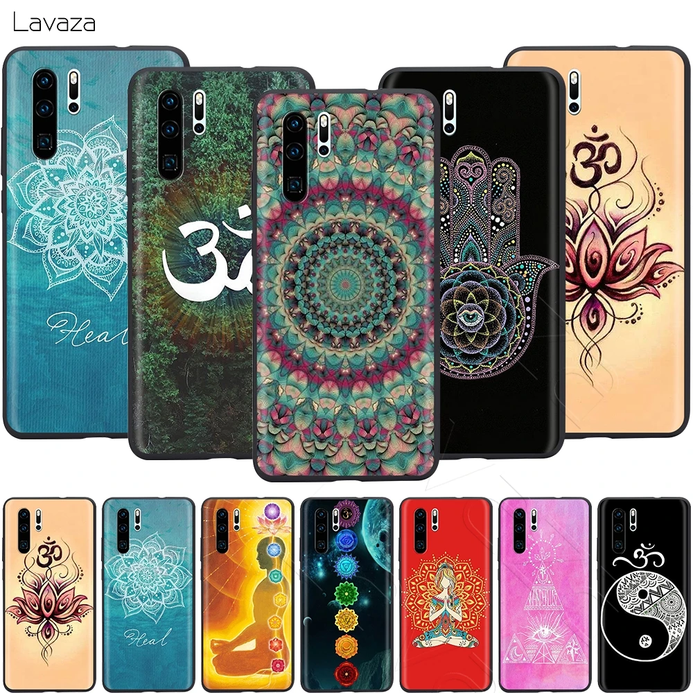 

Lavaza Mandala Chakra Insist Yoga Case for Huawei Mate Y7 Y9 P8 P9 P10 P20 P30 Lite Pro P Smart Mini 2017 2019