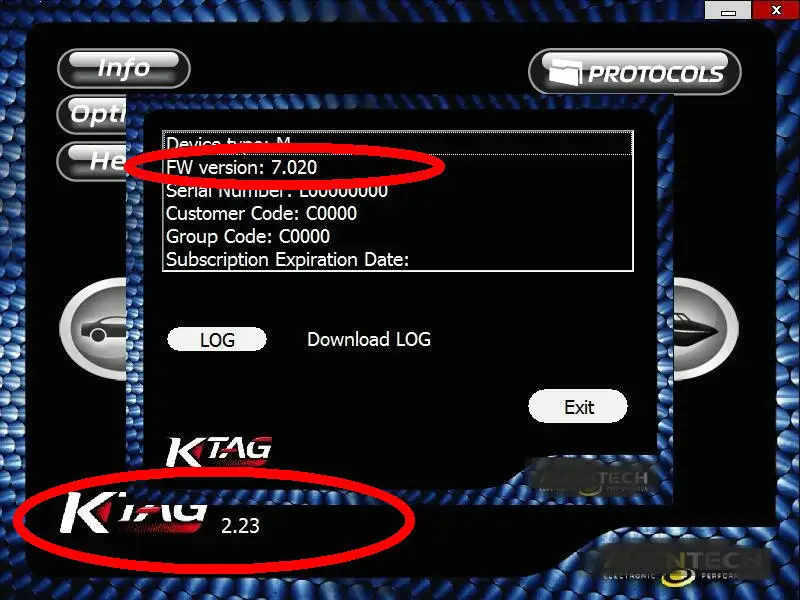 Высокое качество онлайн мастер красный Ktag V7.020 V2.23 без знака предел K тег 7,020 7020 ECU программист подарок тег V7.020 с 4 светодиодный