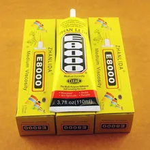 5 шт. E8000 клей 110 мл Многоцелевой эпоксидной смолы, клеи ремесла Стекло ювелирные изделия Стразы супер клей