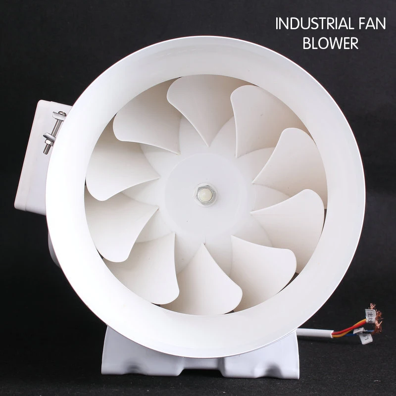  Industrial Fan Blower Household Round Pipe Kitchen Office Hotel Exhaust Fan Ventilation Tools - 4000006224600