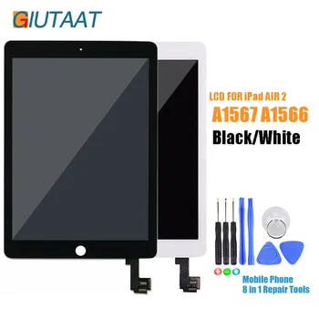 

9.7" LCD Display For iPad Air 2 2014 2nd Gen A1567 A1566 Matrix Touch Screen Digitizer Sensor Assembly no Home Button For iPad 6