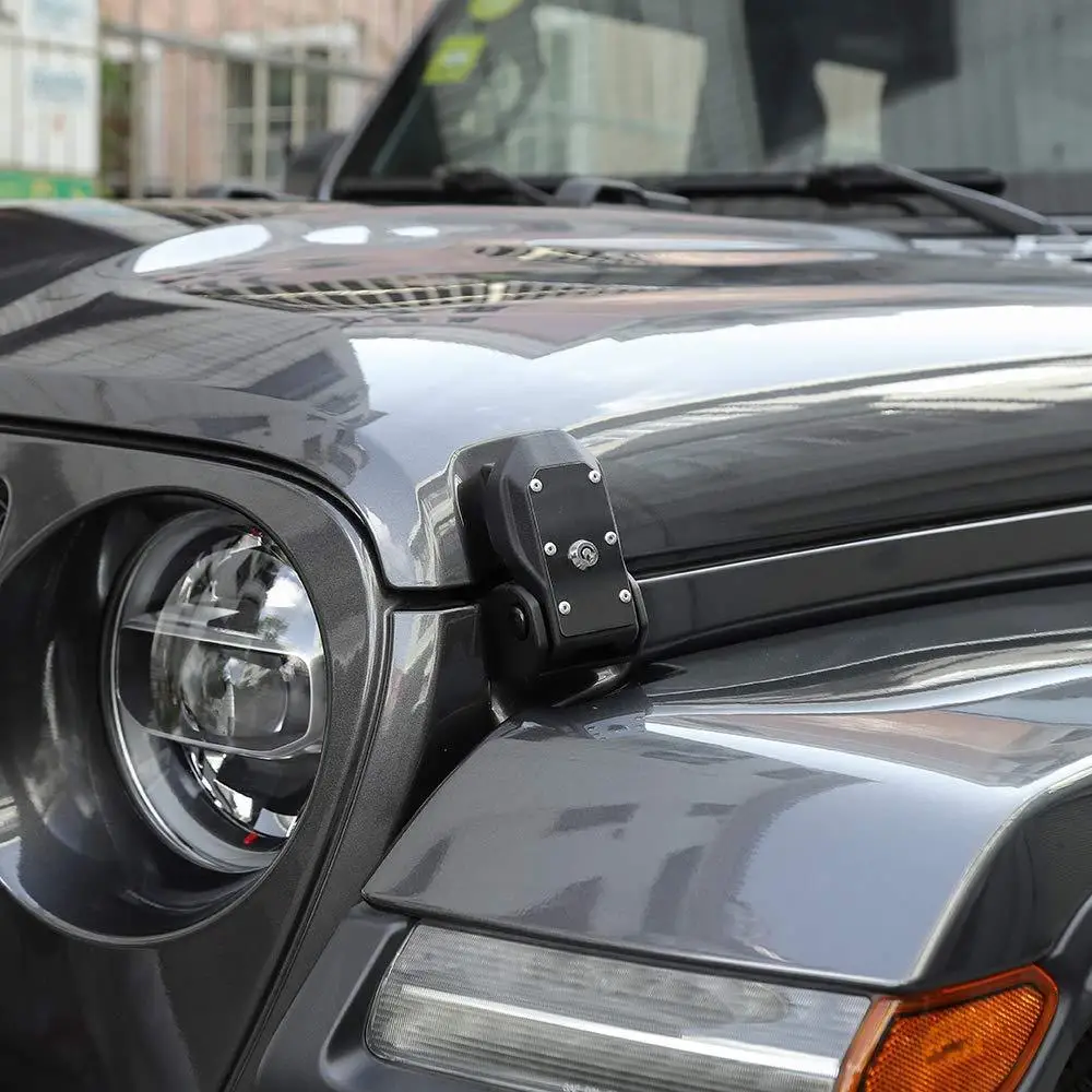 Новые Алюминиевые защелки для капота булавки и защелка набор ключей Jeep Wrangler JL