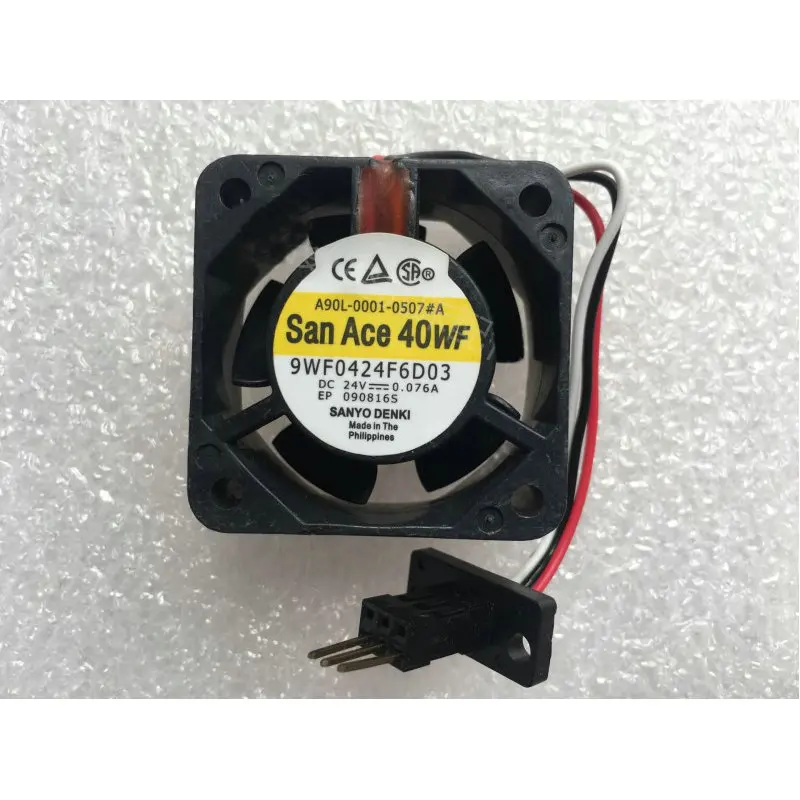 Заводская цена San Ace 40WF 9WF0424F6D03 A90L-0001-0507# A DC 24 В FANUC вентилятор с 3 Pin разъем