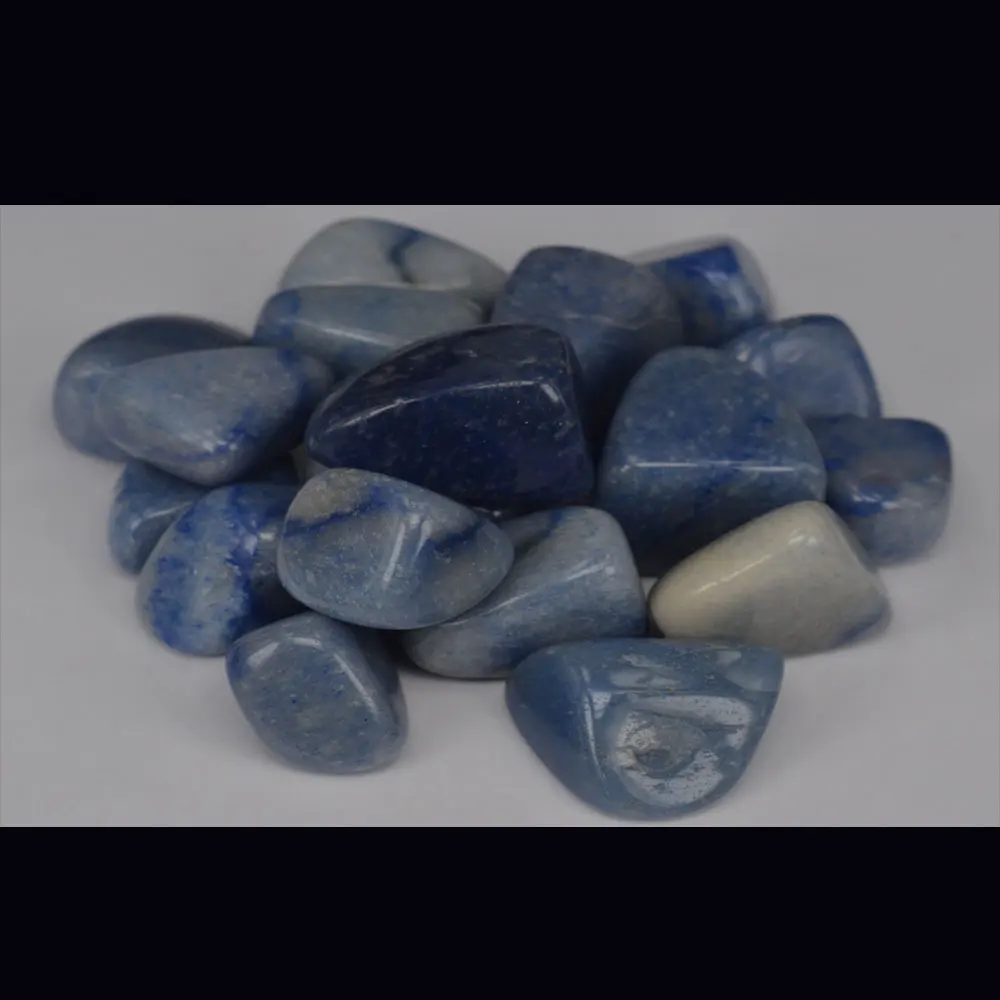 

500g/lot Natural Blue Quartz Crystal Gem Stone Freeform Tumbled Stones Feng Shui Chakra Healing Reiki Stone