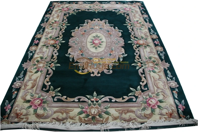 

French Savonnerie Style Hand Knotted Wool Rug Handmade Wool Rug Carpet Art Carpet Runner Rugs