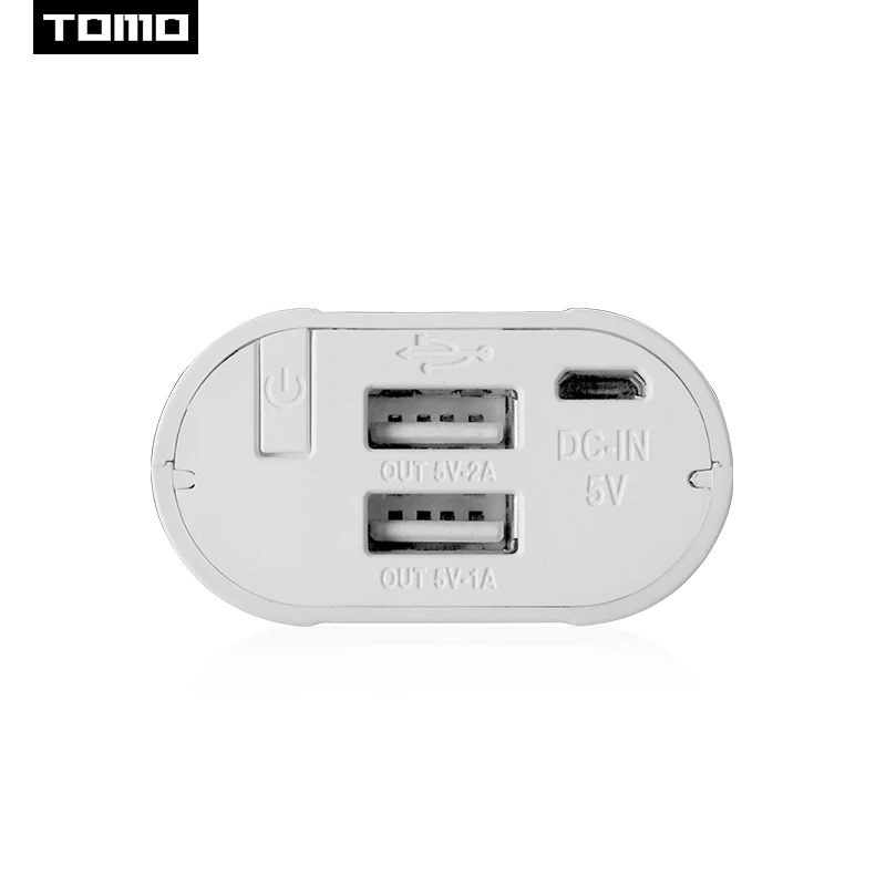 Cena TOMO M2 2x18650 Li ion bateria uniwersalna DIY inteligentny przenośny akumulator USB ładowarka z ekranem LCD Power Bank podwójne wyjście