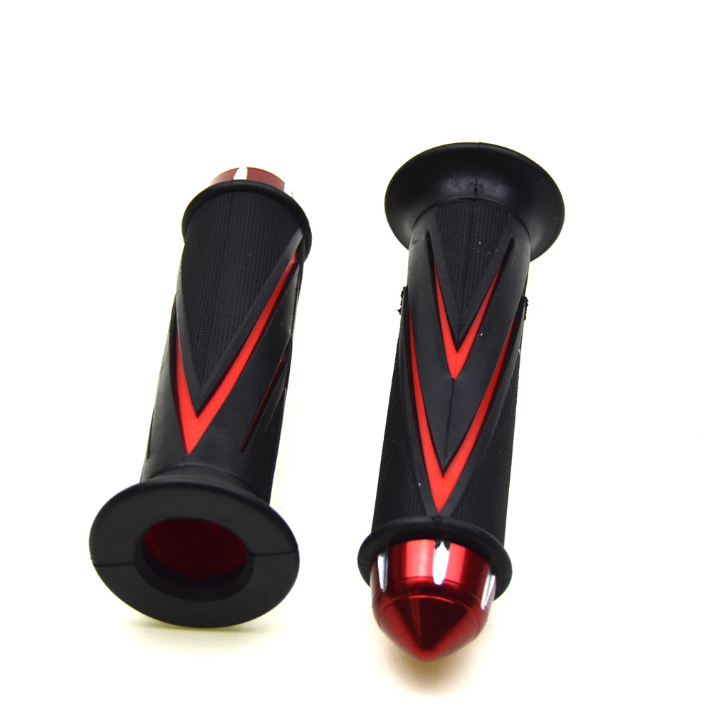 red Handle Grip for Scooter Motorcycle High Quality Dirt Pit Bike Motocross 7/8" Handlebar Hand Grips | Автомобили и