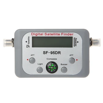 

Digital Satellite Finder Meter TV Signal Finder Sat Decoder DVB-T2 LCD FTA Dish