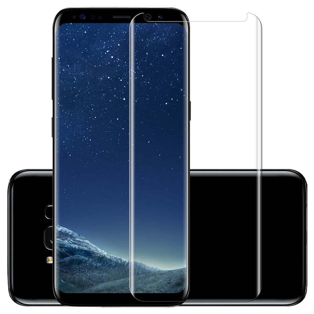 

3D 9H Full Cover Tempered Glass Screen Protector for Samsung Galaxy Note8 Protective Film Fit For S8 S9 Plus Phone Shell/Case