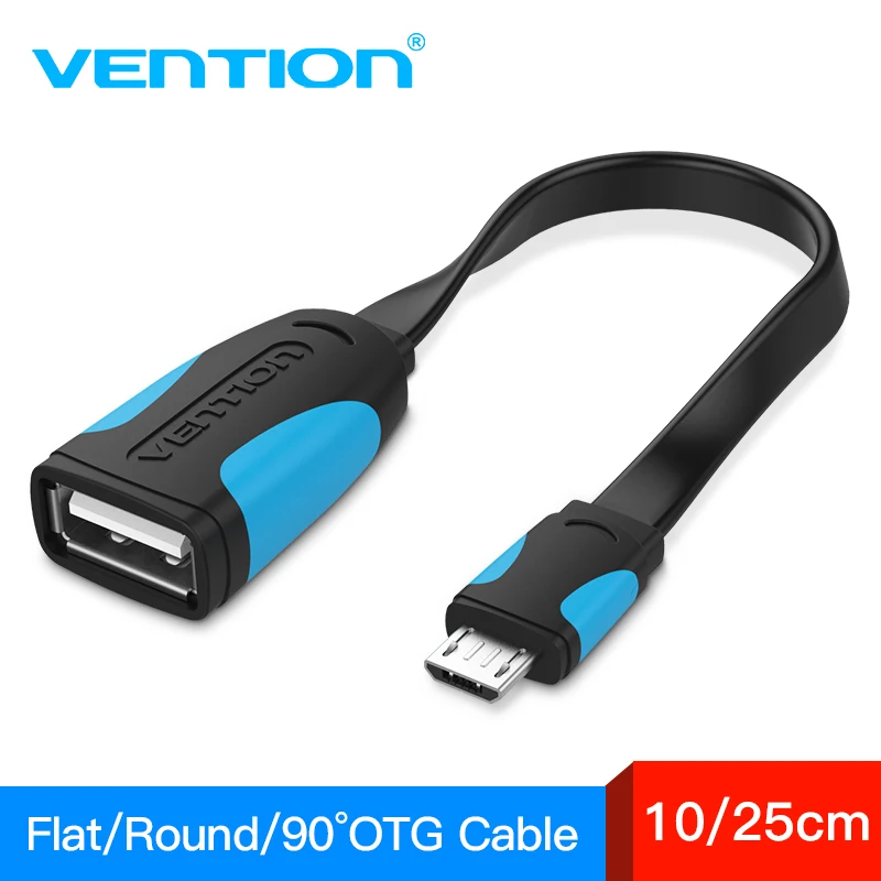Vention OTG USB кабель 2,0 адаптер для Android samsung S6 Redmi Note 5 Micro USB разъем для планшет Xiaomi OTG адаптер