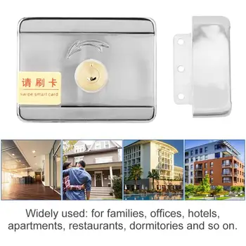 

Access Control Kits IC Double Head Electronic RFID Card Integrated Electronic Intelligent Door Lock electric conversion kit