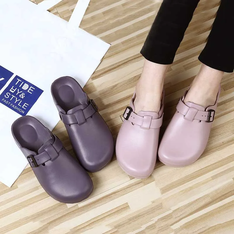 

Curel Fancl Women's Summer Slippers EVA Clogs Surgical Shoes Hospital Anti-Slip Sandal Mules Medical Nursing Shoes Drop Shipping