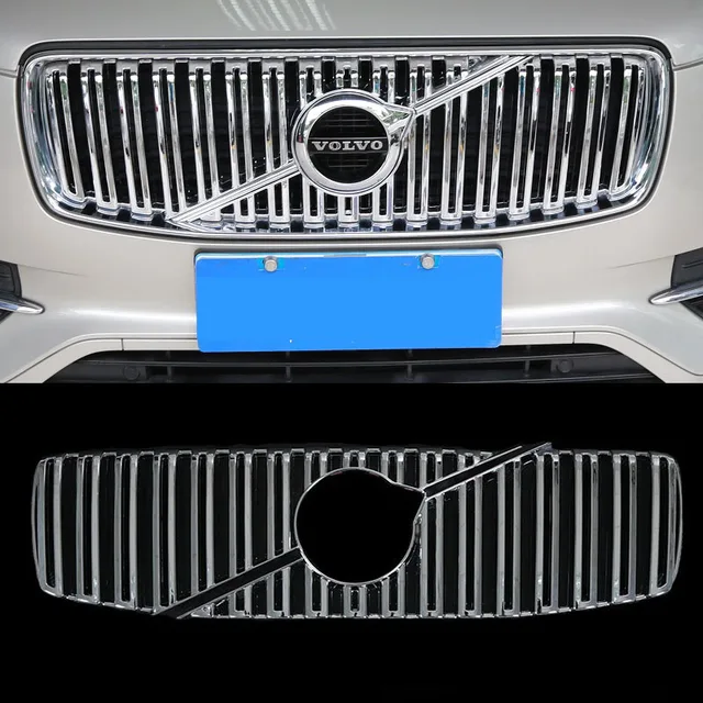 ABS Chrome Matte Front Bumper Grille Moulding cover trim for NEW VOLVO