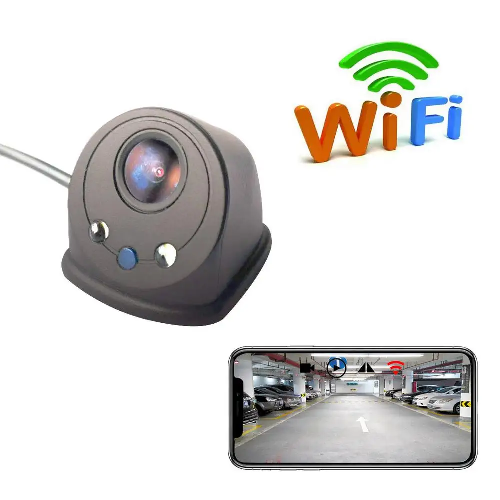 

WIFI Reversing Camera Night Vision Car Rear View Camera USB Mini Waterproof Driving Recorder For IPhone Android
