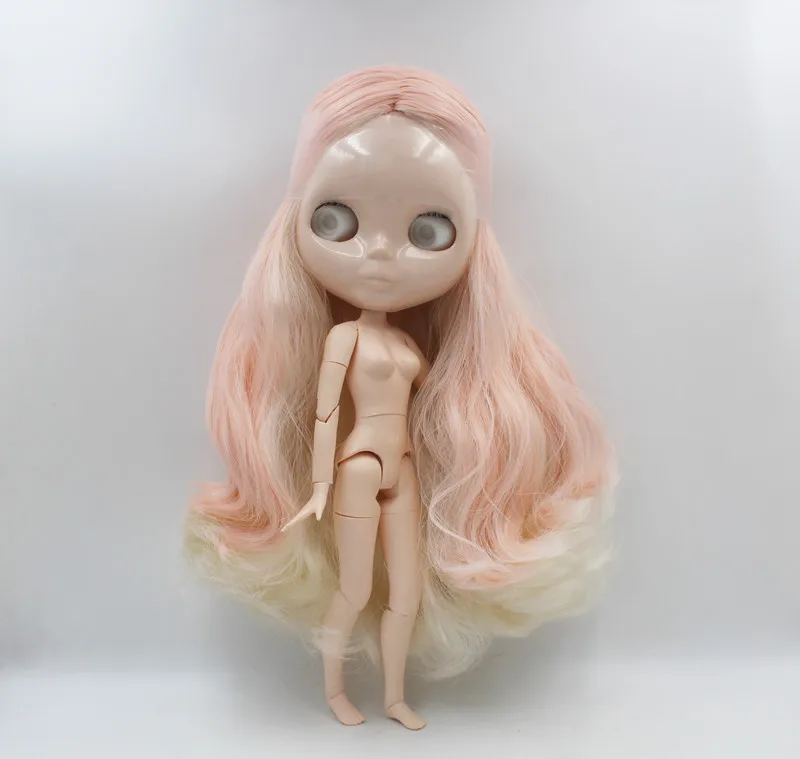 

Free Shipping big discount RBL-699EJ DIY Nude Blyth doll birthday gift for girl 4color big eye doll with beautiful Hair cute toy