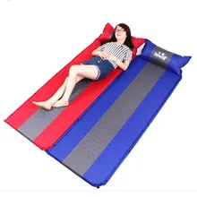 Hewolf Открытый Самонадувающийся влагостойкий матрас для пикника переносной пляжный коврик с памятью губка коврик для кемпинга с подушкой