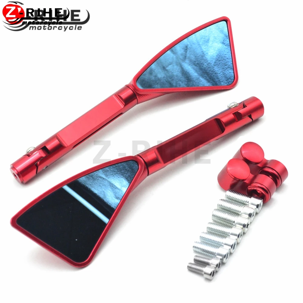 for Motorcycle Mirrors motorbike moto CNC Rearview side Mirror Aluminum For Aprilia BMW Buell Ducati hyosung honda kawasaki 