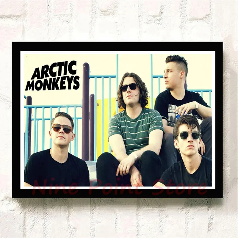 Рок-Группа Arctic Monkeys с белым покрытием бумажные плакаты настенные домашний бар плакаты домашний Декор подарок бескаркасные