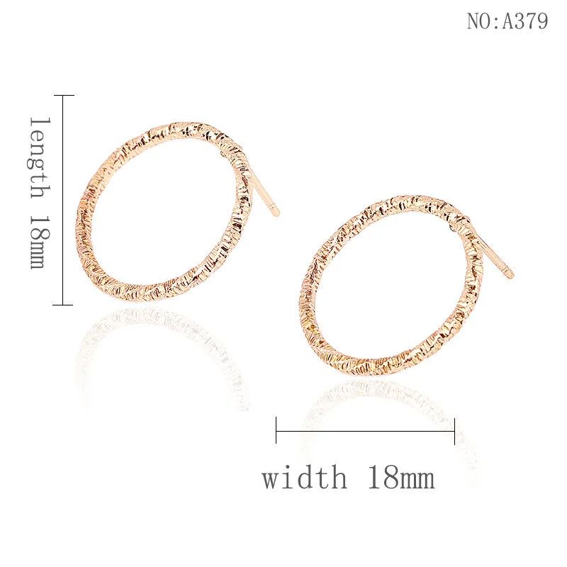 

New Simple Geometric Ear Hoops Earing Brincos Jewelry Korean Fashion Aros Twist Round Circle Big Hoop Earrings for Women Gift