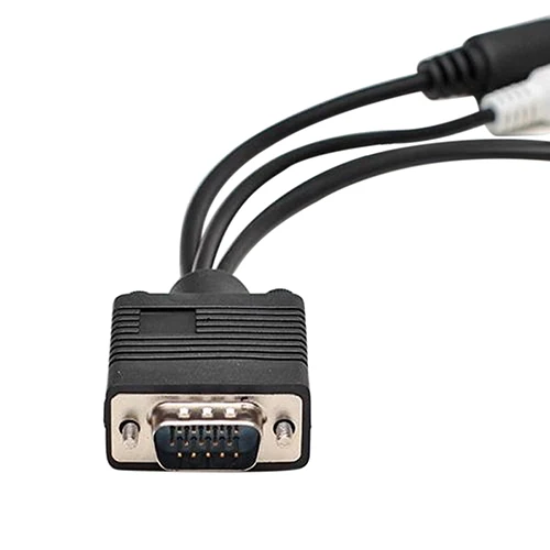 100 шт. 19 см VGA к S-Video 3 RCA композитный AV TV видео адаптер конвертер кабель для ПК