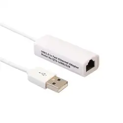 Amzdeal USB Ethernet адаптер сетевой карты USB к Ethernet RJ45 локальной сети карта адаптера Ethernet Кабелем для портативных ПК