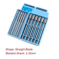 end mill 6pcs עץ גילוף toolsTungsten פלדת חריטת סכין End Mill נתב Bit עץ כרסום קאטר גילופי זית אמבר Kernel (3)