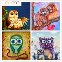 Diamond Embroidered Owl Diamond Cross Stitch 5D Diy Diamond Mosaic Rhinestone Christmas Gift L802 Diamond Embroidered Owl Diamond Cross Stitch 5D Diy Diamond Mosaic Rhinestone Christmas Gift L802