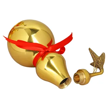 

SHUN select size brass gourd Decoration Have leaf gourd