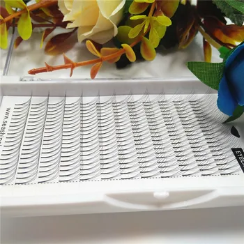 

high quality Volume eyelashes 100% hand made soft and comfortable 3D premade fan magnetic lashes strip lashes free shipping