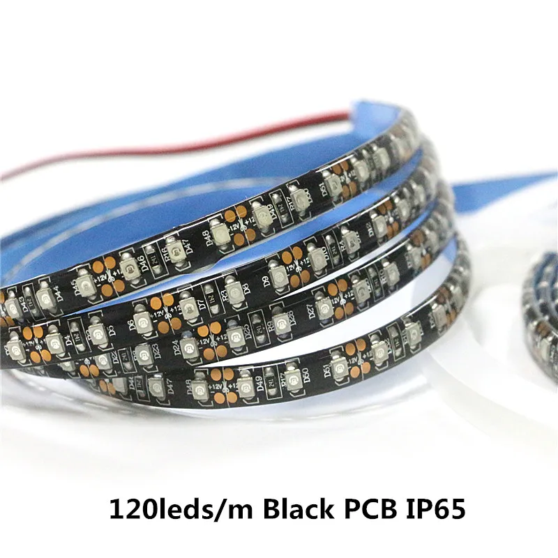 DC12V 3528 SMD фиолетового цвета с украшением из УФ 395-405nm гибкий Светодиодные ленты черный свет Водонепроницаемый лента лампа+ адаптер питания+ диммер