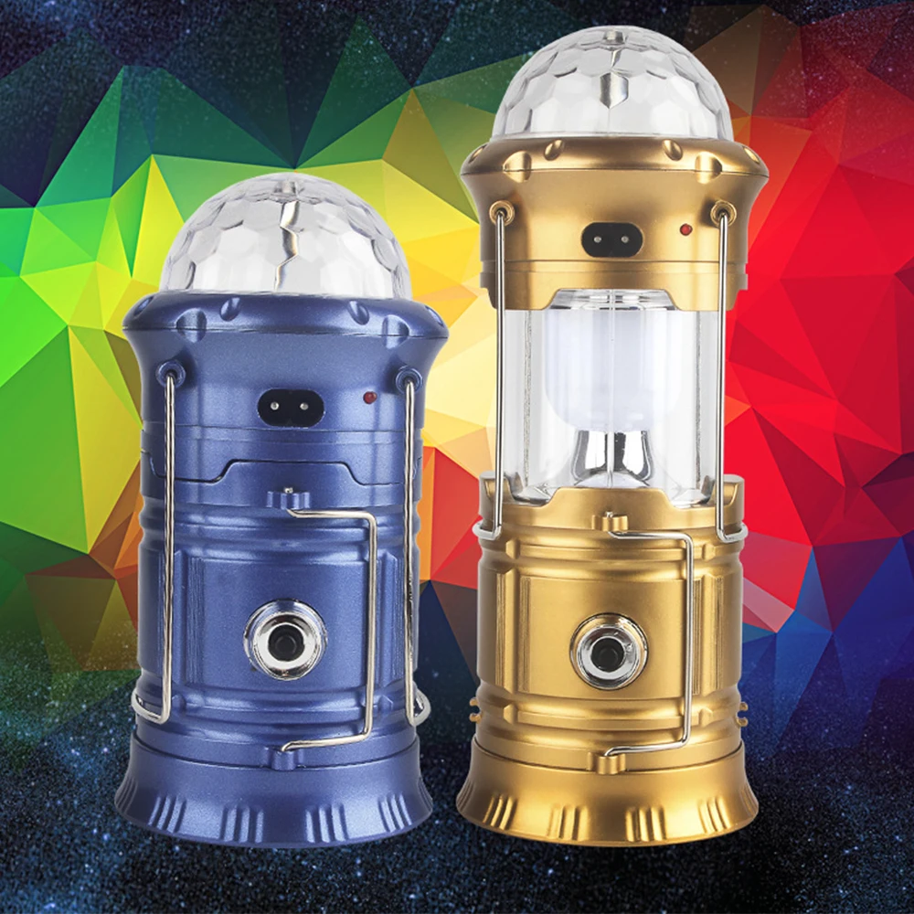 

2018 New Portable Rechargeable LED Camping Lantern Flashlights 4400mah USB Power Bank With Linternas Camping dropshiping
