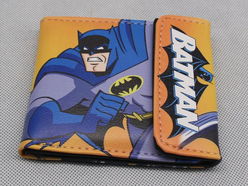 New DC Batman Wallet Unisex Cartoon Hasp Short Wallets Photo Card