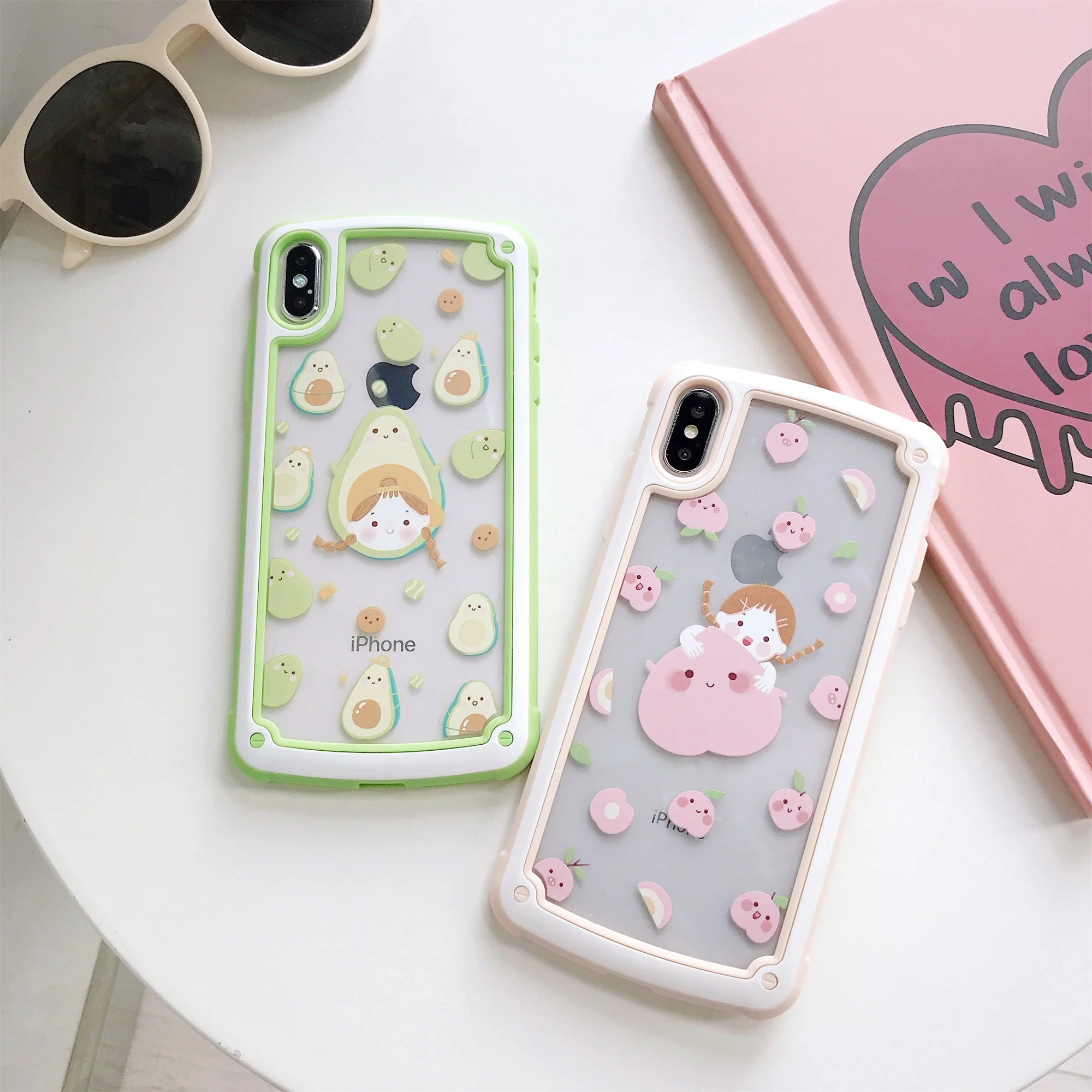 Модные летние прозрачные чехлы для Apple iPhone 6S 7 8 Plus X XR XS Max с рисунком девочек |