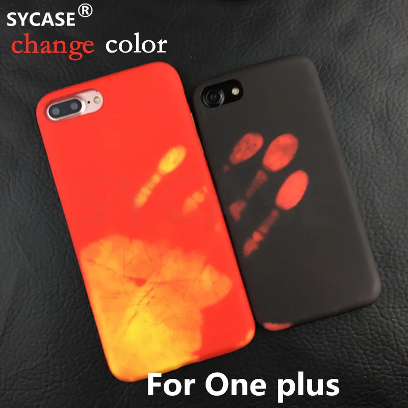 SYCASE для One plus 6 Чехол температурный чувствительный цвет Замена кожуха Oneplus чехол