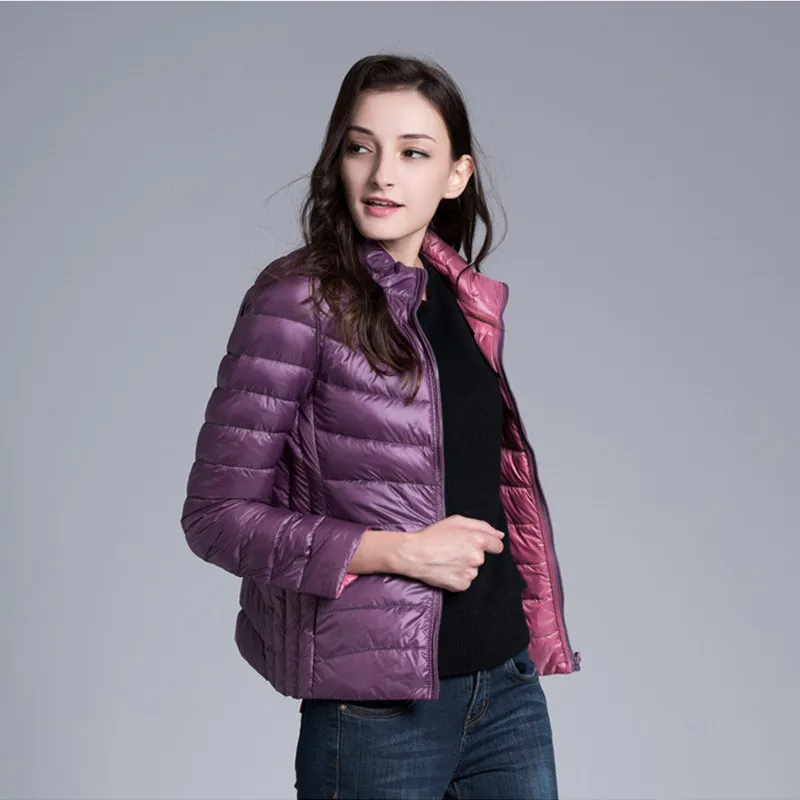 2022 Winter Down Jackets Women Ultra Light White Down Jacket Women