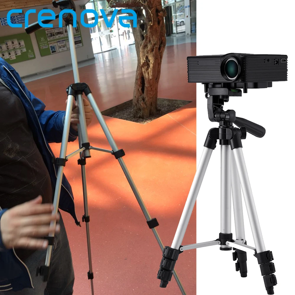 

Crenova 1060mm Portable Extendable Universal Aluminum Travel Tripod Mount Stand for Mini Projector RD-805B GP70UP GP70 H80