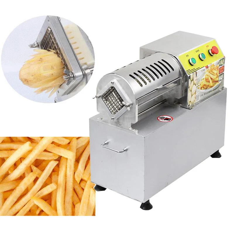 Commercial electric stainless steel cutting machine cutting potato cucumber radish machine cutting onion cutting fries machine