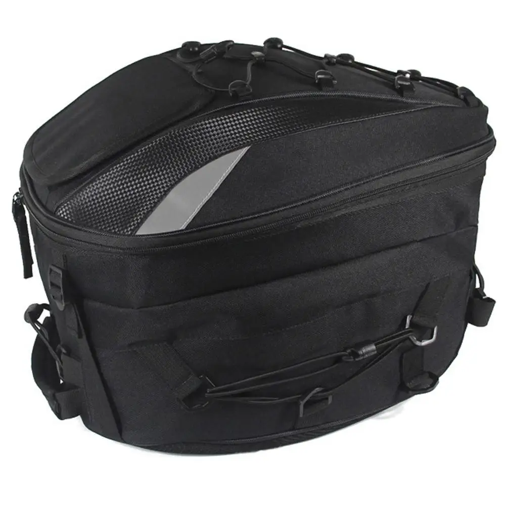 500ml Waterproof Oxford Cloth Motorcycle Trunk Bag Luggage Holder Storage Shoulder Bag For ...