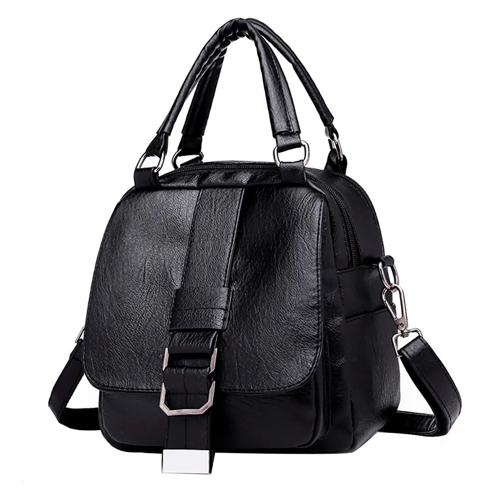 Backpacks Women New Arrival PU Leather College Bags For Teenage Girls Ladies Soft Travel Backpack Black School Bags 2018 New Backpacks Women New Arrival PU Leather College Bags For Teenage Girls Ladies Soft Travel Backpack Black School Bags 2018 New