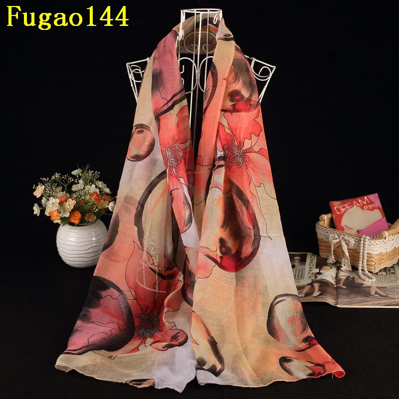 

Women Big Nation Flower Long Shawl Female Stripe Curls Scarves Winter Geometric Chevron Scarf Female Autumn Flowers Zig Zag Wrap
