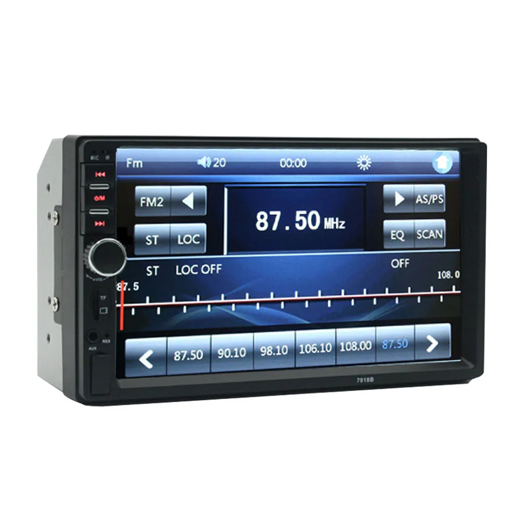 OMESHIN 7 дюймов двойной 2 Din экран автомобиля MP5 плеер Bluetooth Стерео FM радио+ камера заднего вида 14 июня P35